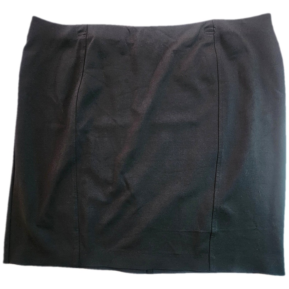 Lane Bryant Womens 22 Black Pencil Skirt Workwear Plus Size